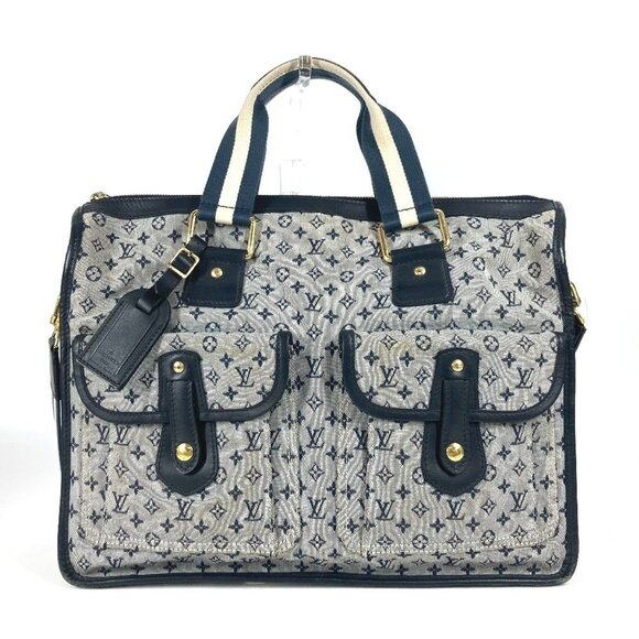 LOUIS VUITTON Navy Monogram Shoulder Bag - Picture 1 of 16